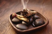 burning sage